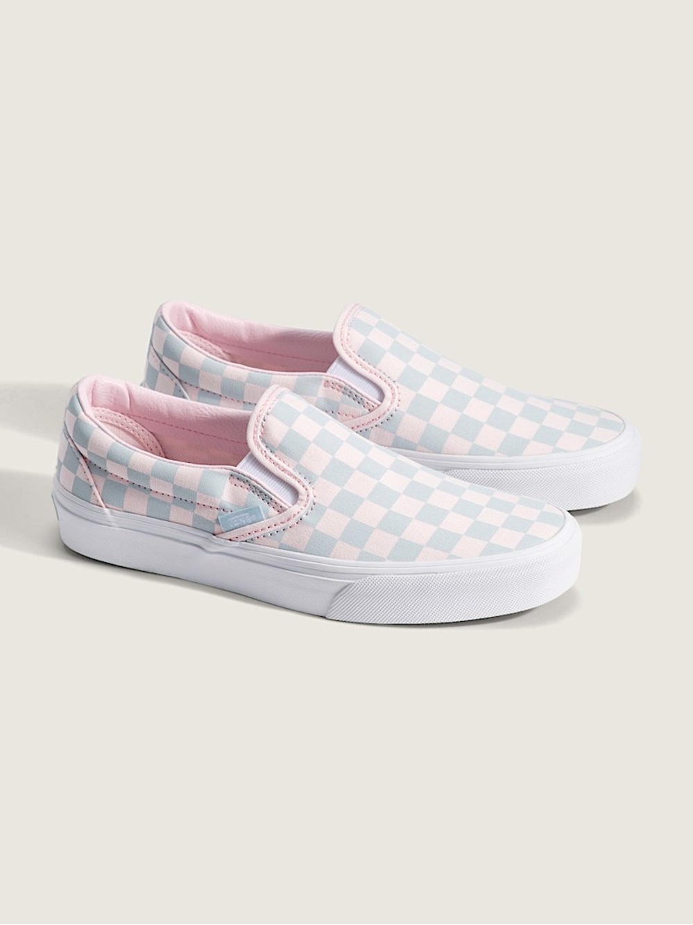 Vans Classic Slip-On Checkerboard Shoe cotton candy